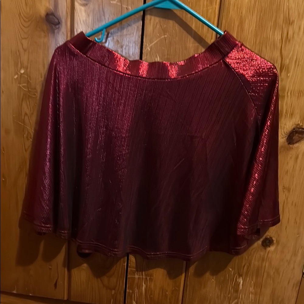 Elegant Red Women's Mini Skirt